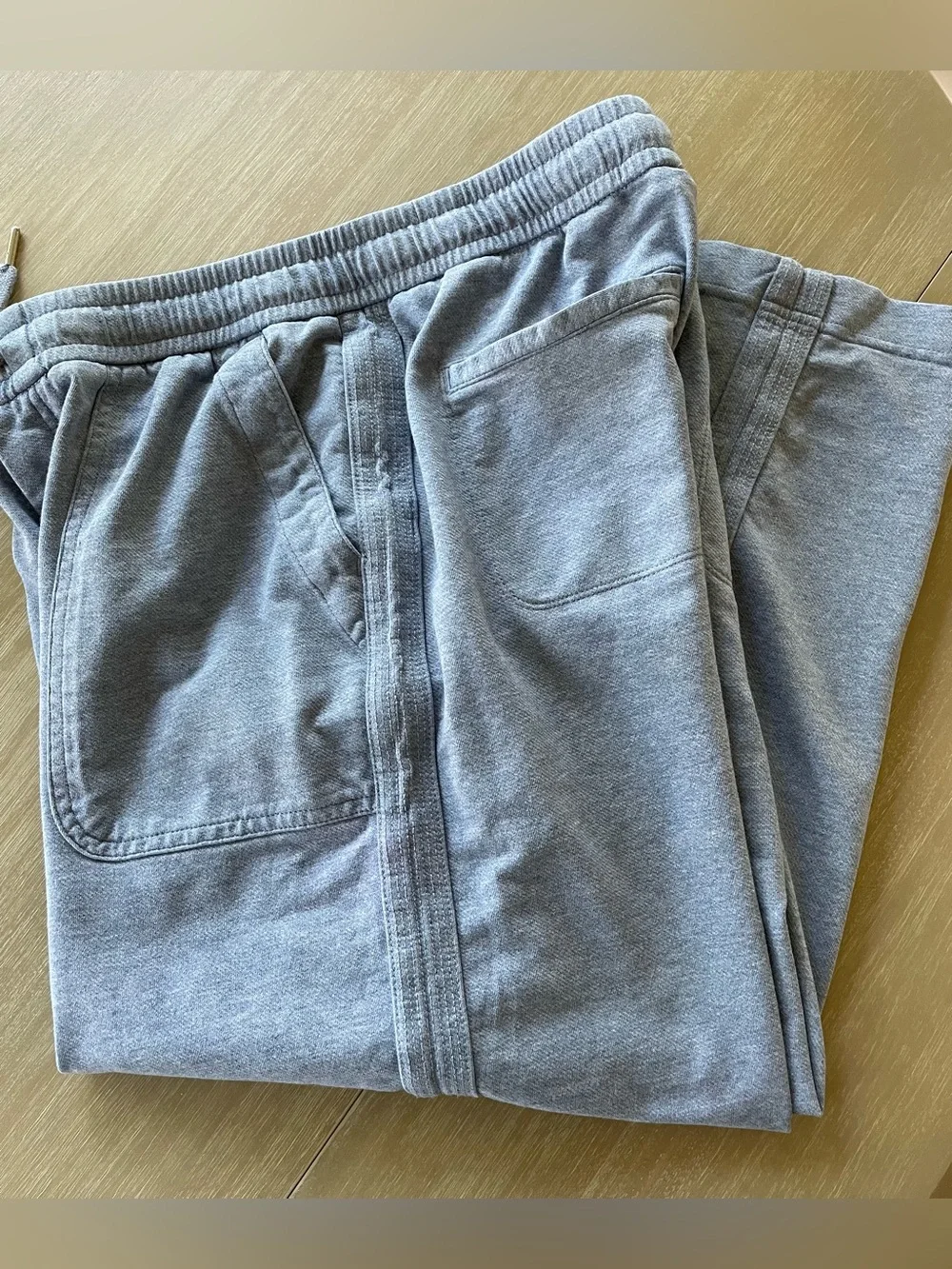 Athleta Farallon Heathered Wide Crop in Heather Blue-Gray - Picture 5 of 10